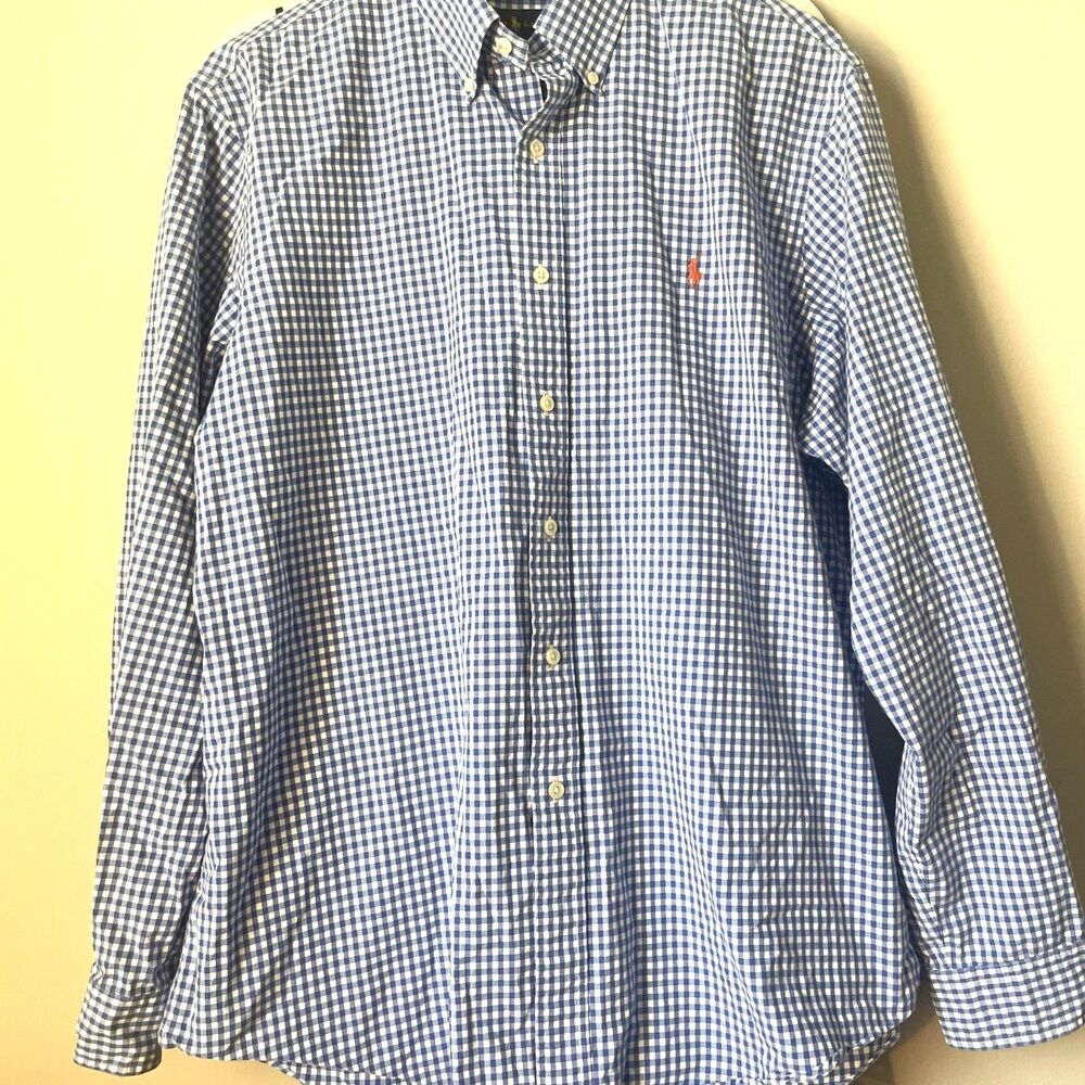 Polo Ralph Lauren Long Sleeved Checkered Button Up Shirt Men's X-LARGE